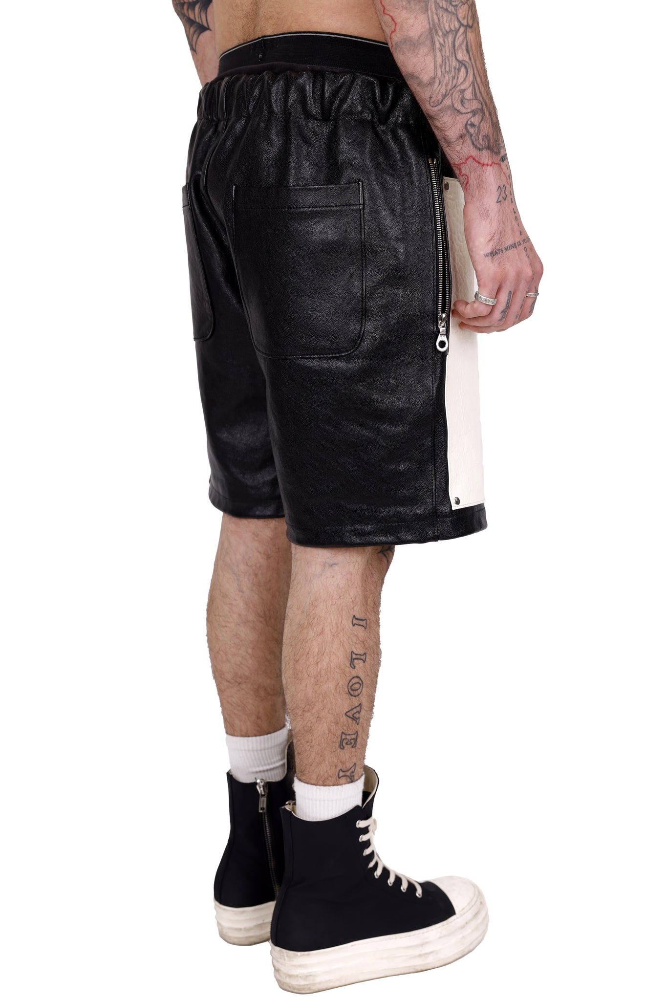 Leather Carpenter Shorts