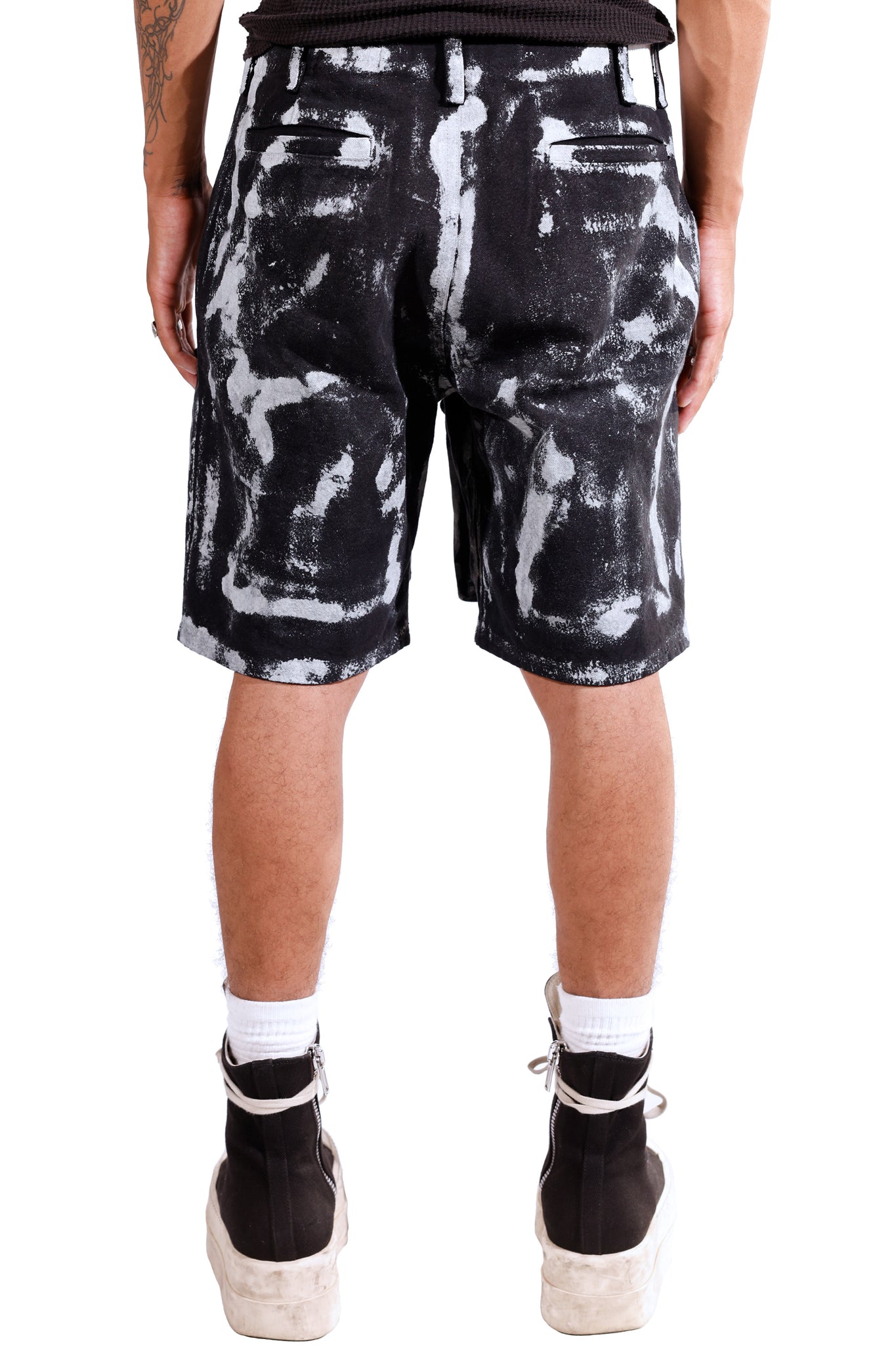 Cargo Painter Shorts Black