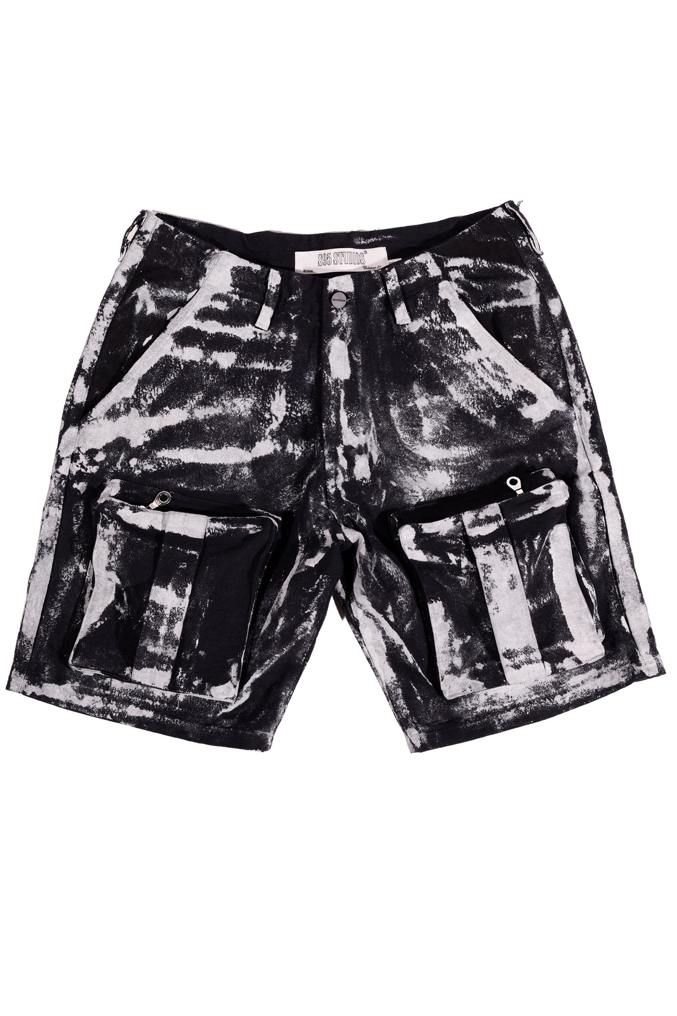 Cargo Painter Shorts Black