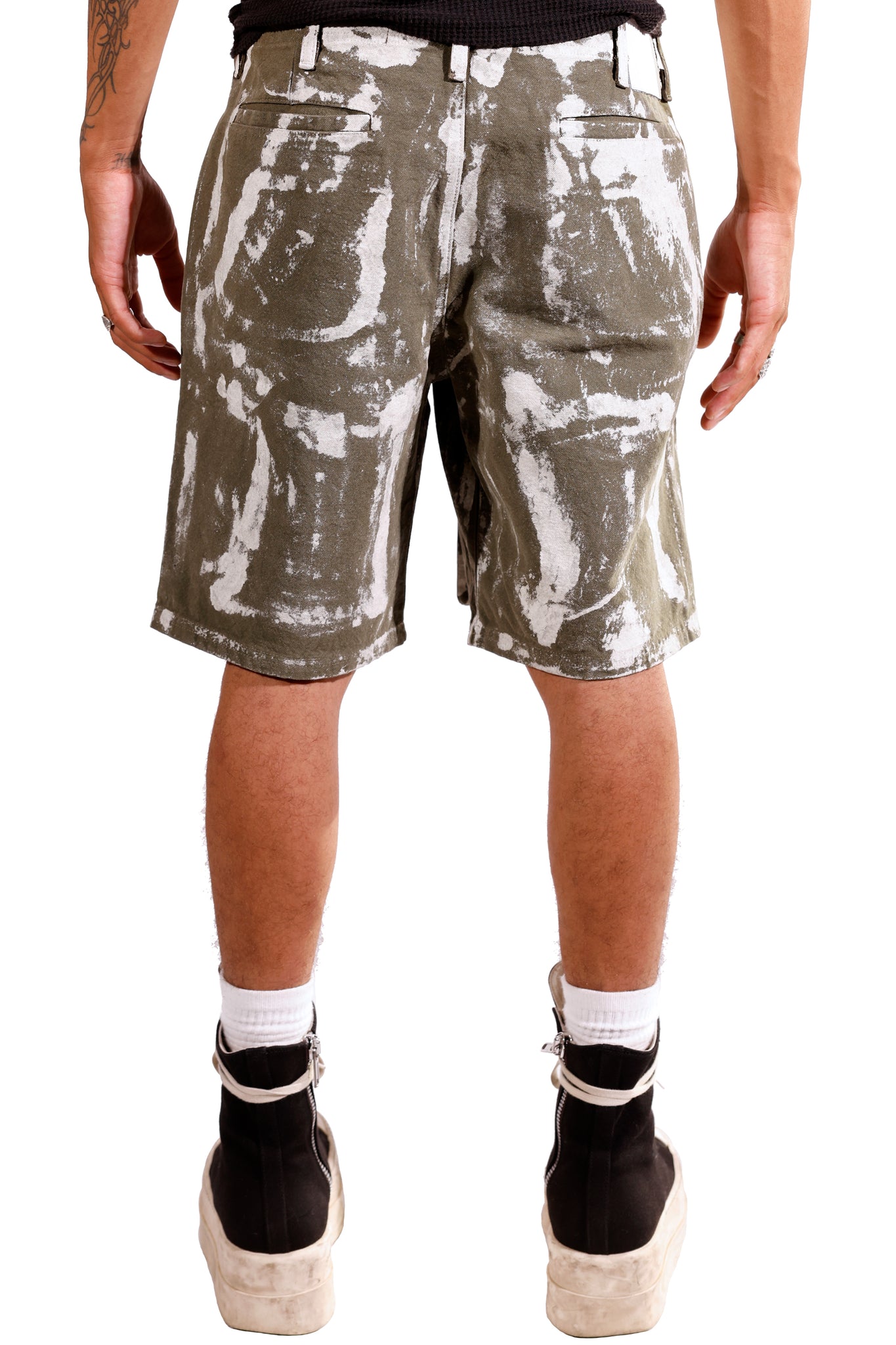 Cargo Painter Shorts Green